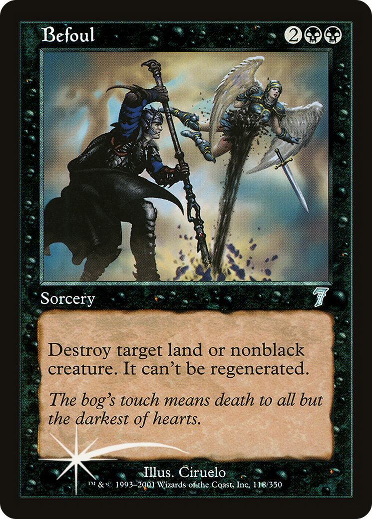 Befoul (7ED-118) - 7th Edition Foil