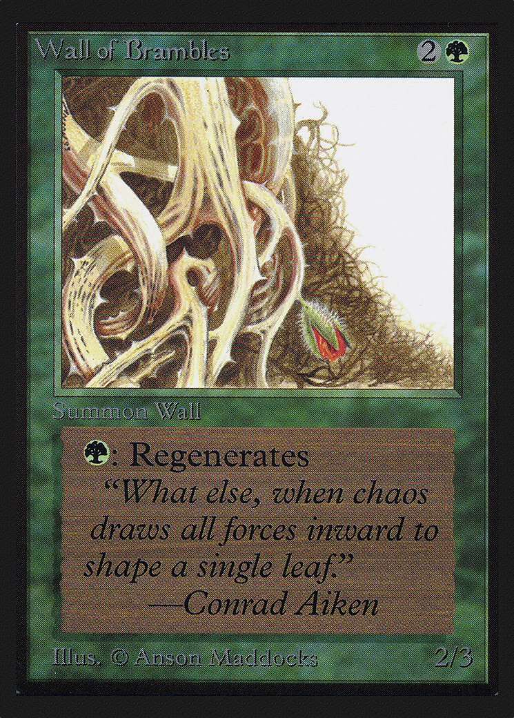Wall of Brambles (CE) (CED-224) - Collectors' Edition
