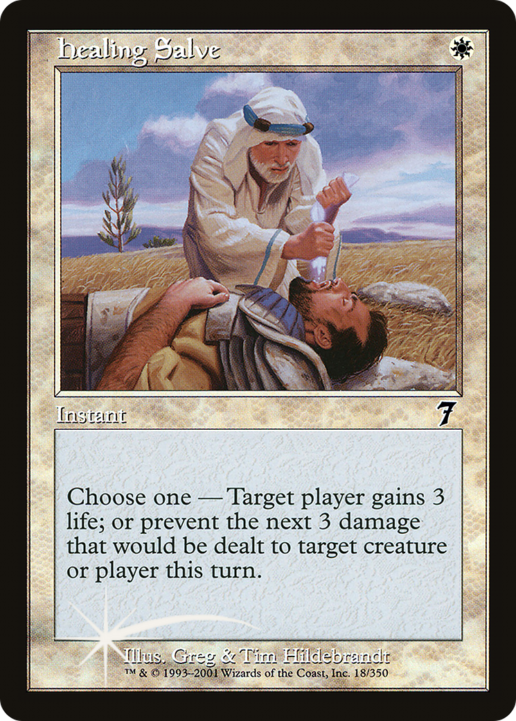 Healing Salve (7ED-018) - 7th Edition Foil