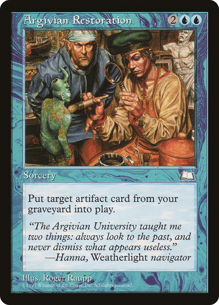 Argivian Restoration (WTH-34) - Weatherlight