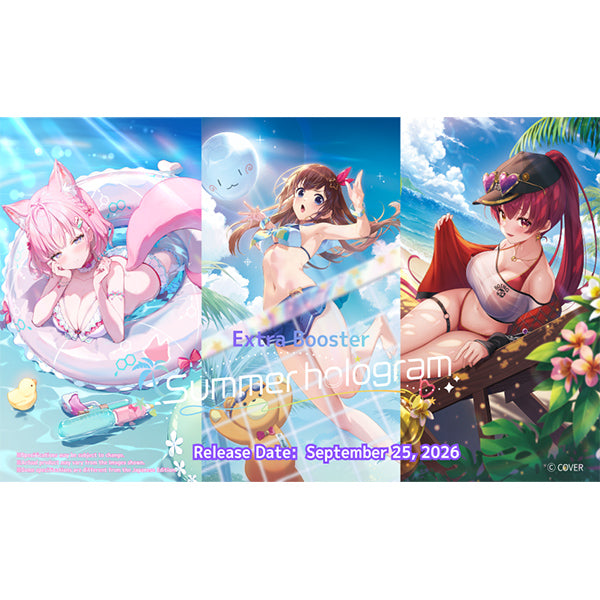 hololive - Summer hologram Extra Booster (8 Packs)