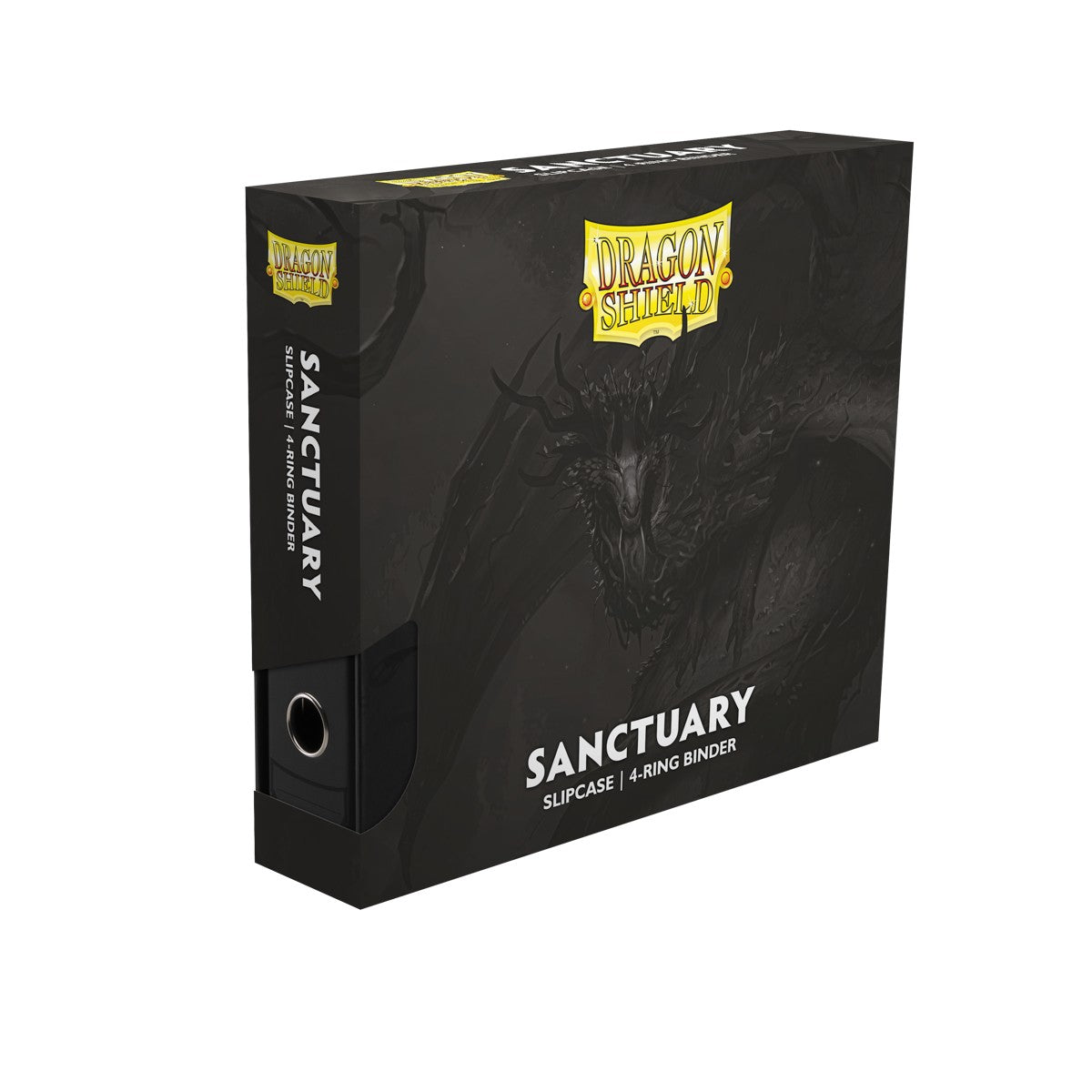 Dragon Shield Binder: Sanctuary Slipcase 4 Ring - Black