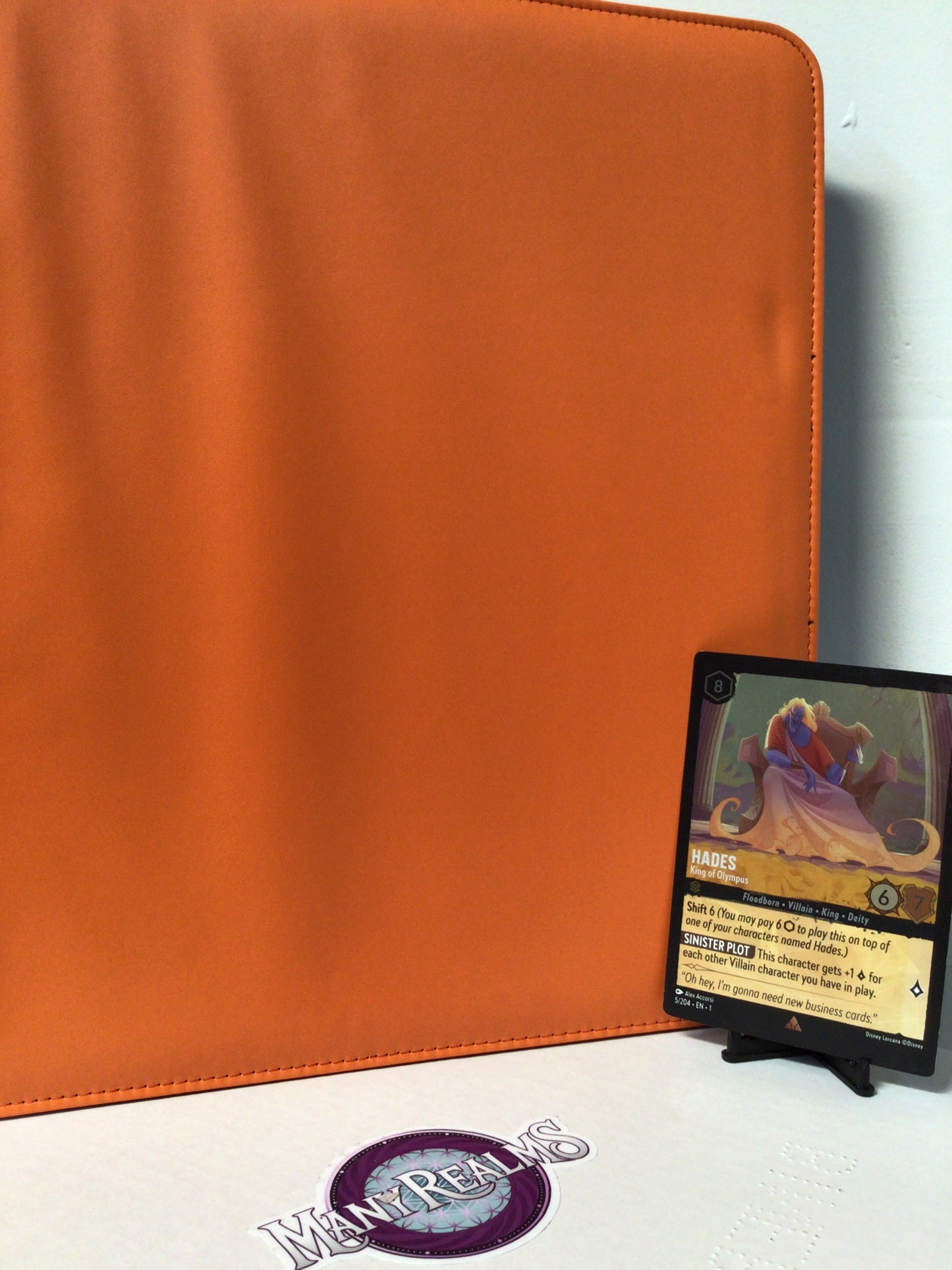 12-Pocket - Orange - Zip Binder