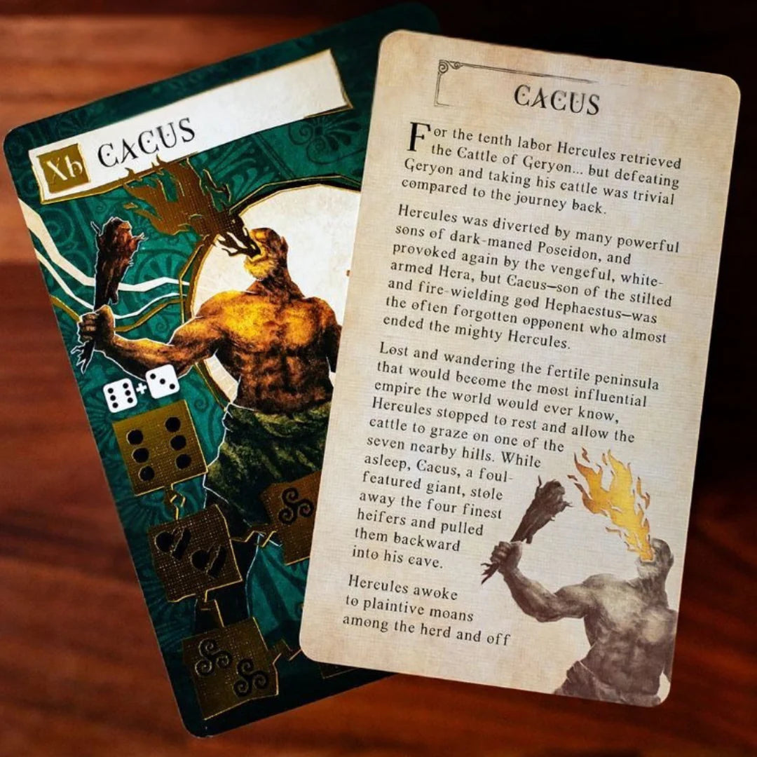 Hercules and the 12 Labors - Cacus Promo Card