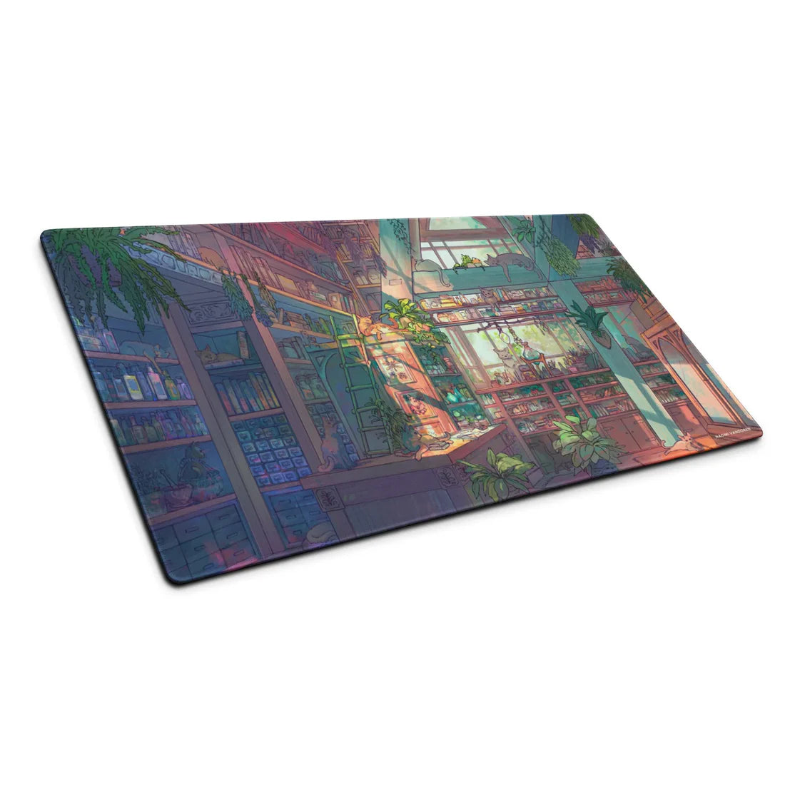 Naomi Vandoren - Cat Shop Apothecary - Signed Playmat - Stitched Edge