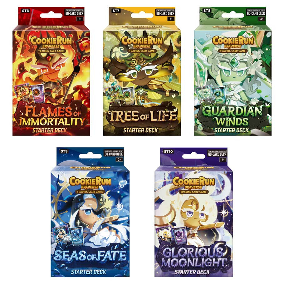 CookieRun TCG - Legendary Cookie Starter Decks (Set of 5)