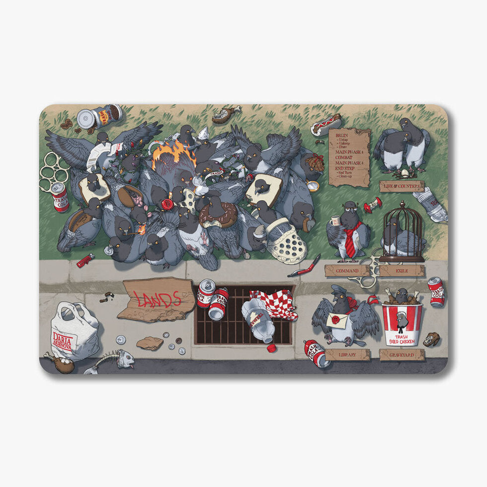 Playmat - World of Trash - Pigeons - Avian Assault