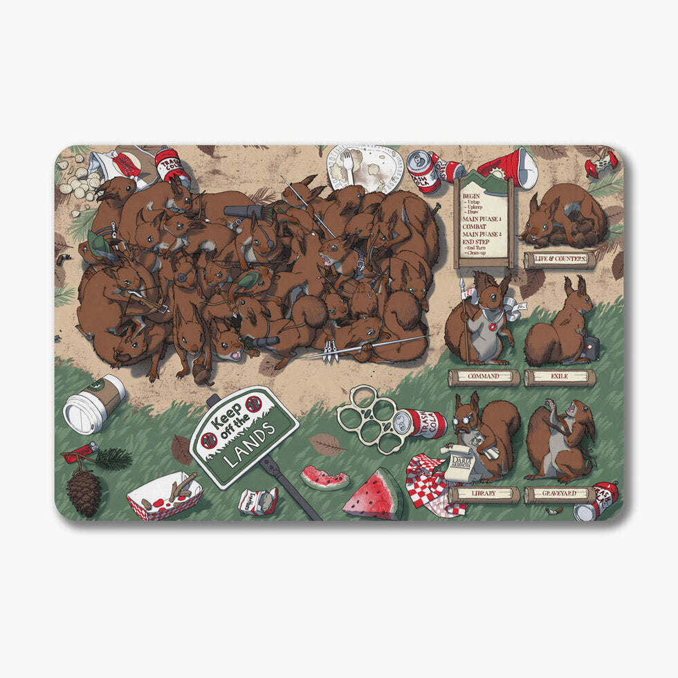 Playmat - World of Trash - Squirrels - Rodent Ruckus