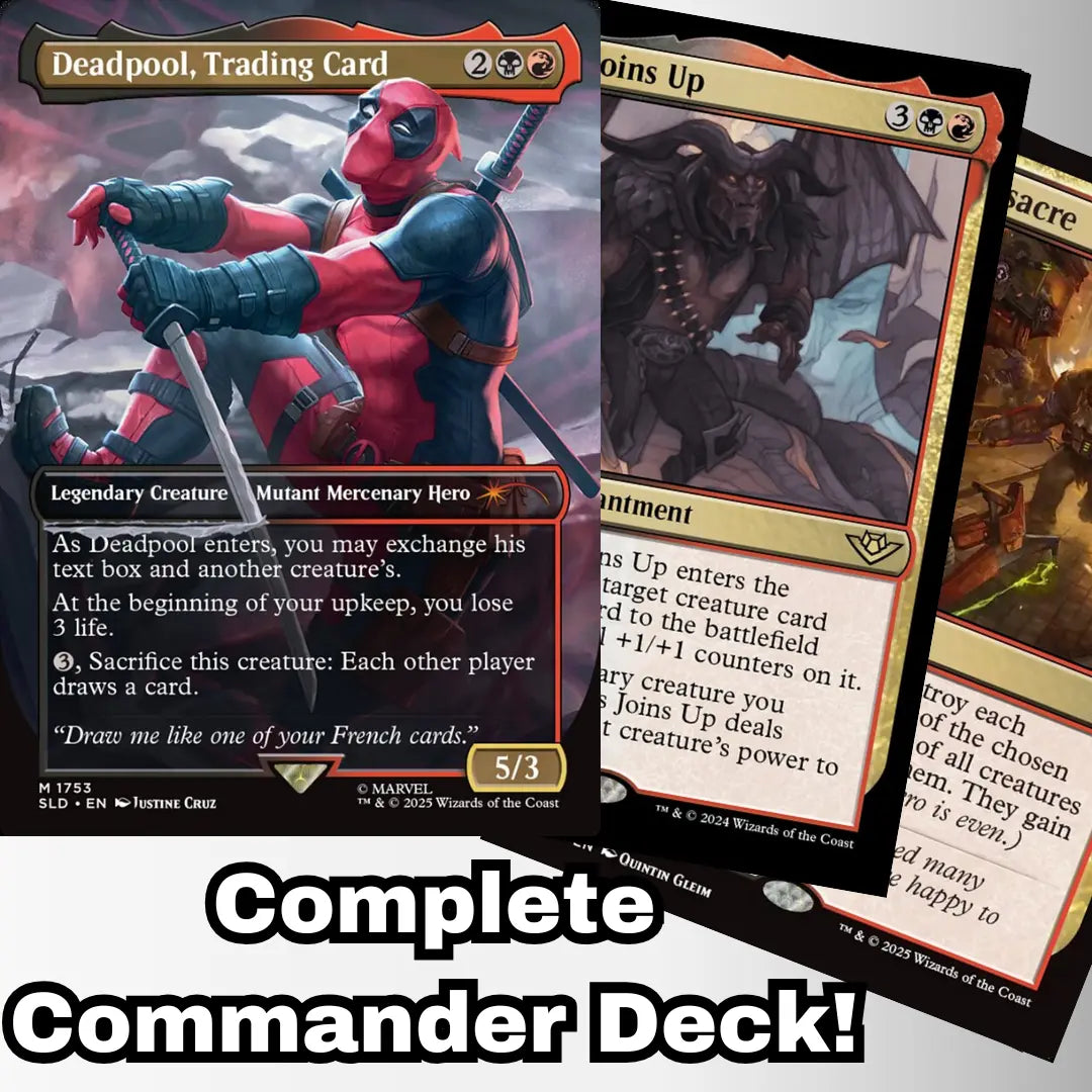Magic the Gathering - Deadpool, Trading Card - Custom Built Commander Deck