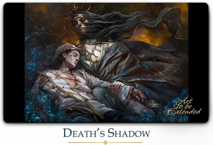 Death’s Shadow - Magali Villeneuve - Premium Stitched Serialized Playmat