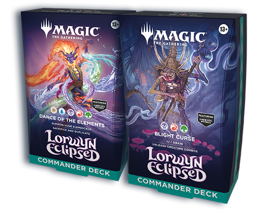 Magic the Gathering - Lorwyn Eclipsed - Commander Decks (Set of 2) Many Realms Magic the Gathering - Lorwyn Eclipsed - Commander Decks (Set of 2) Many Realms
