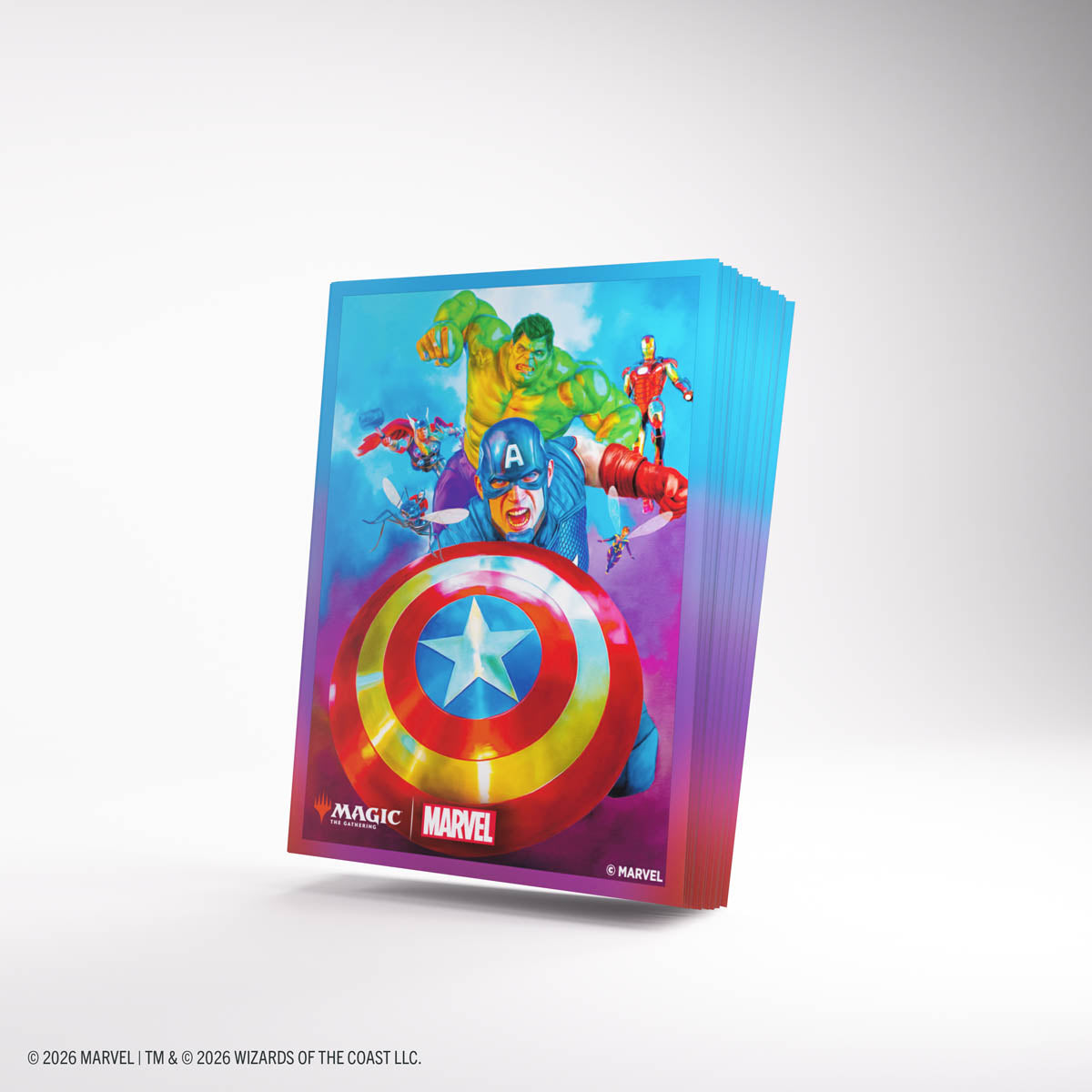 Premium Art Sleeves - Magic The Gathering - Marvel Super Heroes - Captain America Team Leader