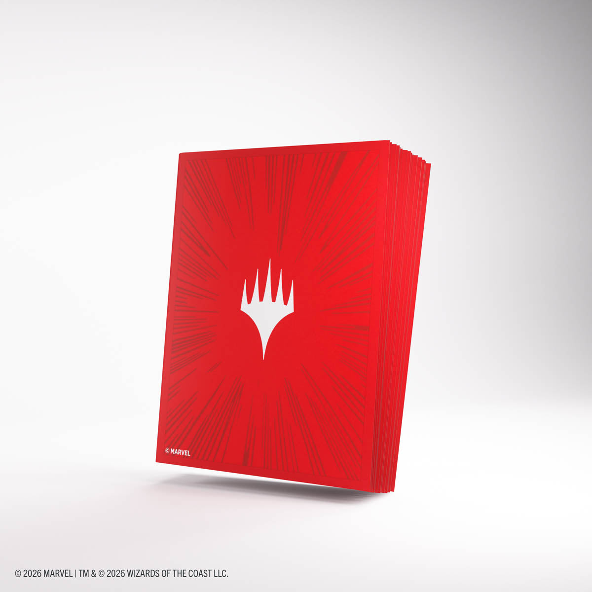 Premium Double Sleeving Pack 100 - Magic The Gathering - Marvel Super Heroes - Comic Burst Red