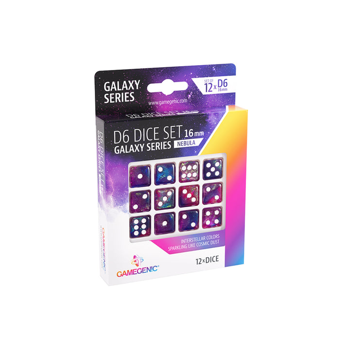 Nebula - Galaxy Series - 16mm D6 Set (12ct)