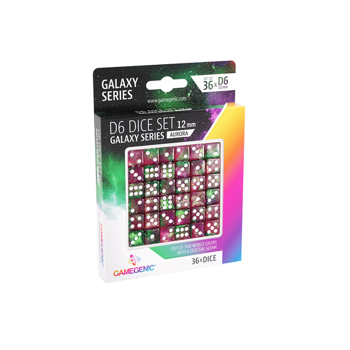 Aurora - Galaxy Series - 12mm D6 Set (36ct)