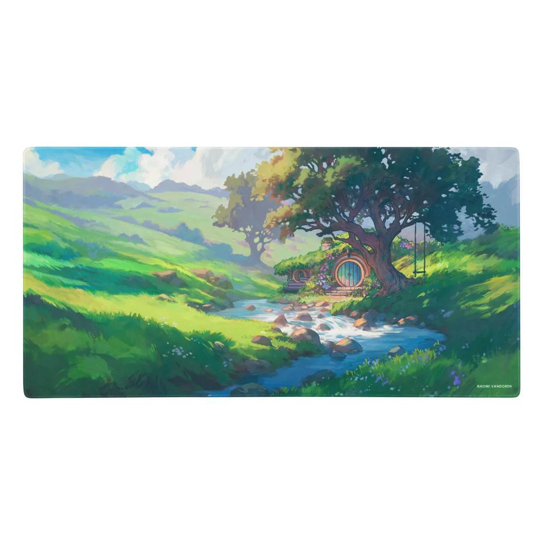 Naomi Vandoren - Green Meadows - Signed Playmat - Stitched Edge