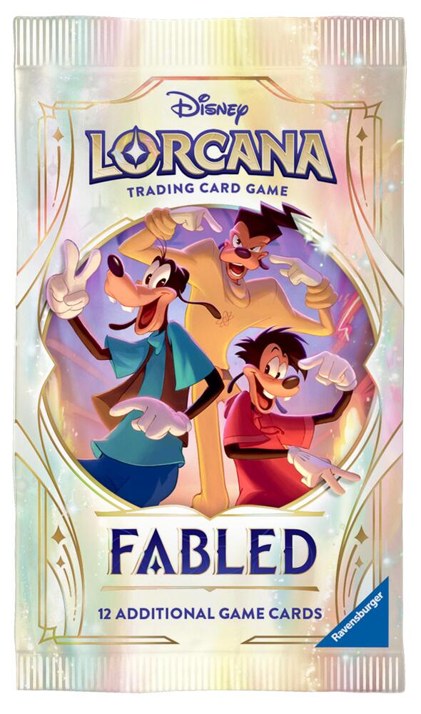 Disney Lorcana: Fabled Booster Pack – Many Realms