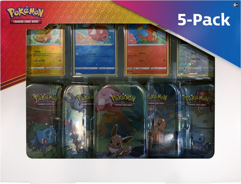 Pokemon - Kanto Friends - Mini Tins 5-Pack