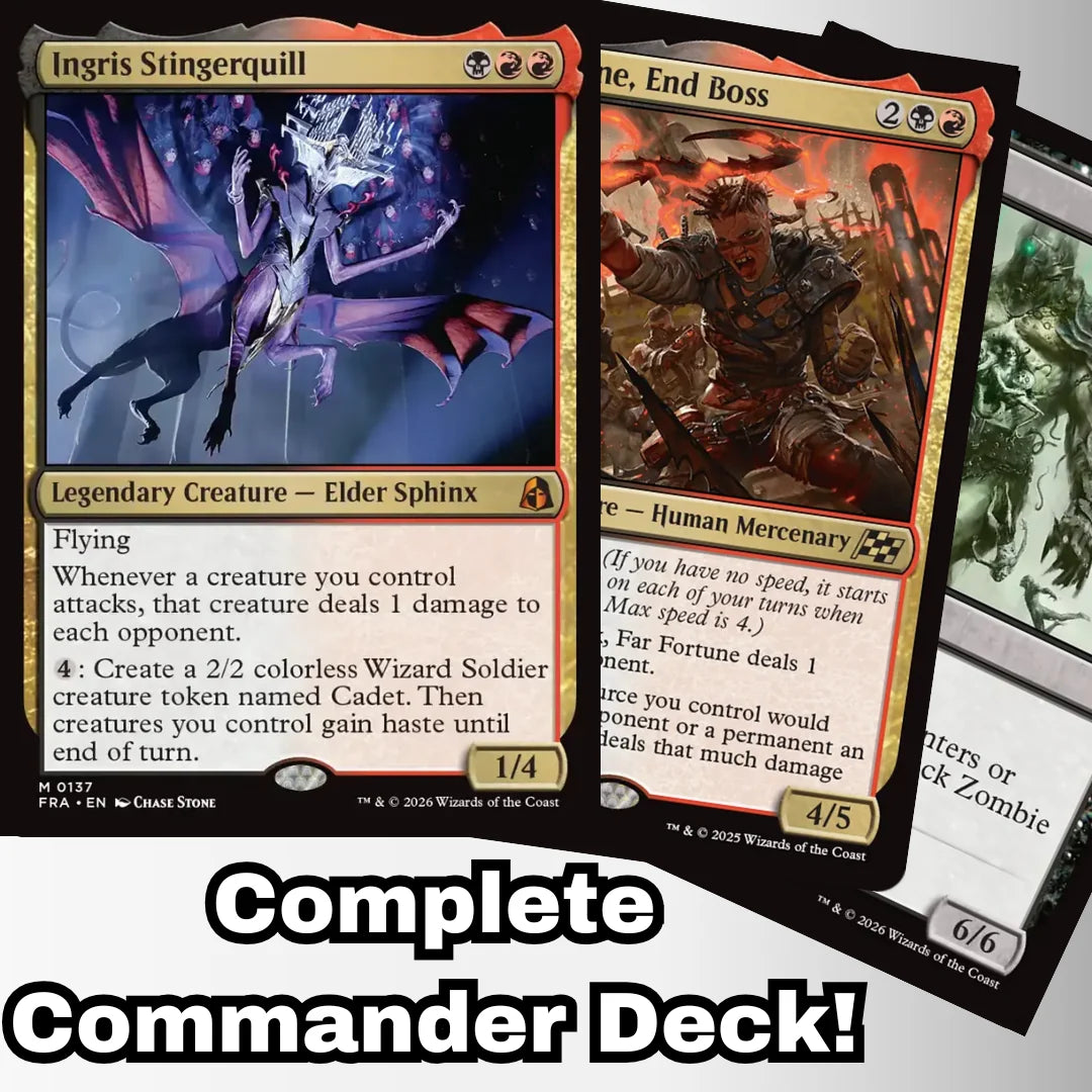 Magic the Gathering - Ingris Stingerquill - Custom Built Commander Deck