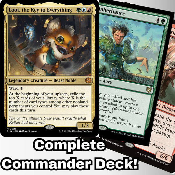 Magic the Gathering - Loot, the Key to Everything - Custom Built Commander Deck