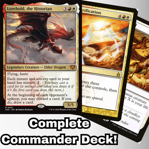 Magic the Gathering - Lorehold, the Historian - Custom Built Commander Deck