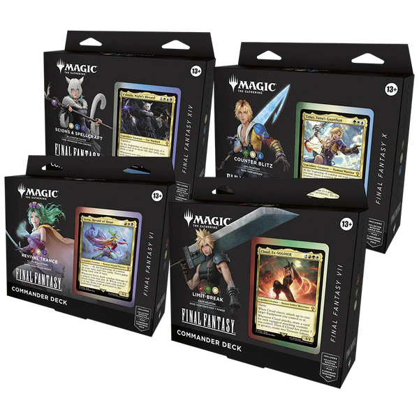 Magic the Gathering - Final Fantasy - Commander Deck Case (Set of 4)