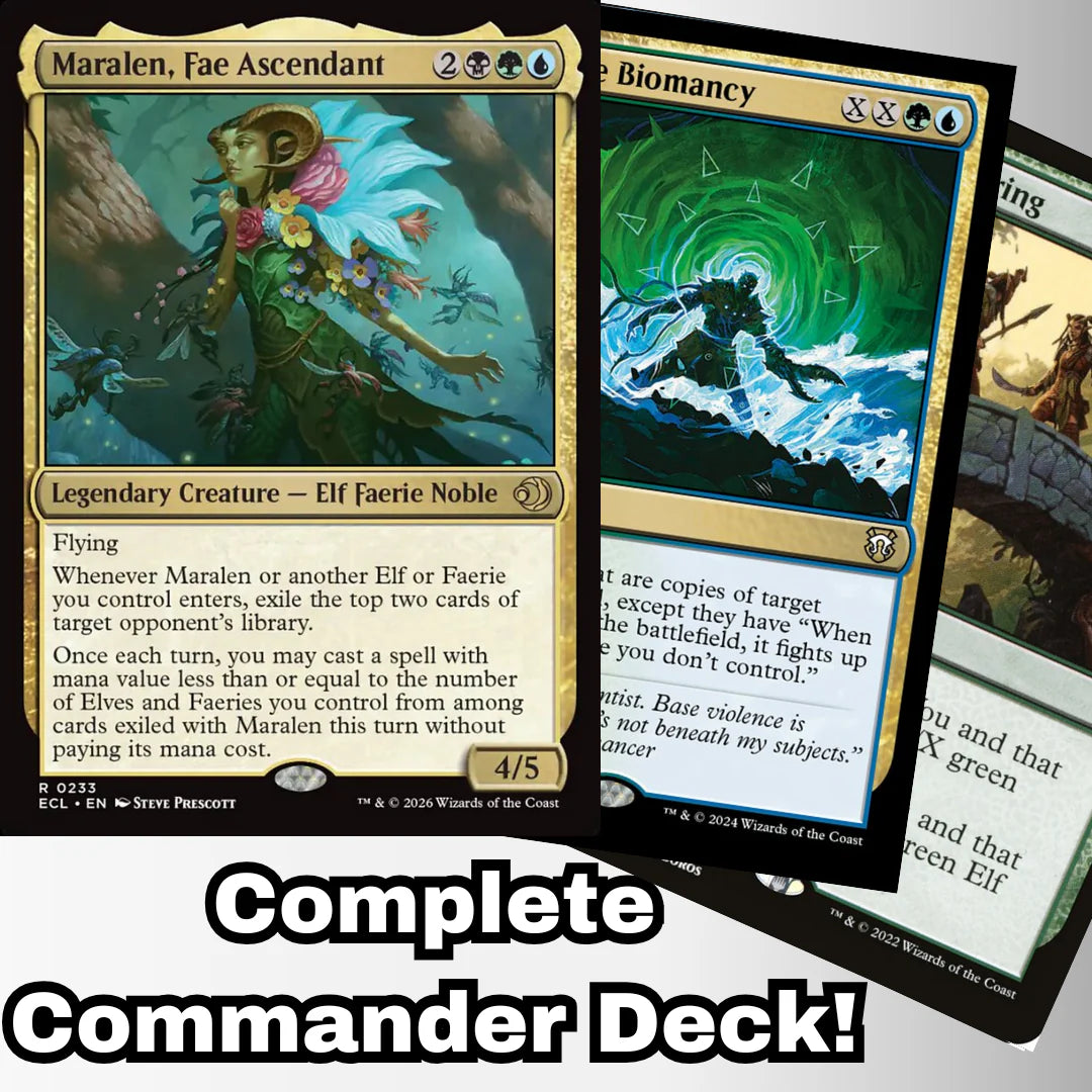 Magic the Gathering - Maralen, Fae Ascendant - Custom Built Commander Many Realms Magic the Gathering - Maralen, Fae Ascendant - Custom Built Commander Many Realms