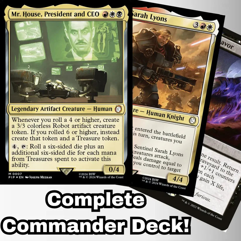 Magic the Gathering - Mr. House, President and CEO - Custom Built Commander Deck