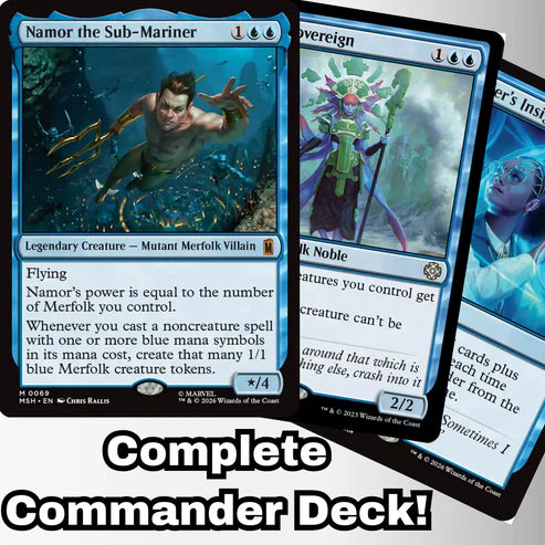 mtg custom commander cards Magic the Gathering - Namor the Sub-Mariner Deck 2:Krenko Mob Boss Oh that's a nice Estratégia