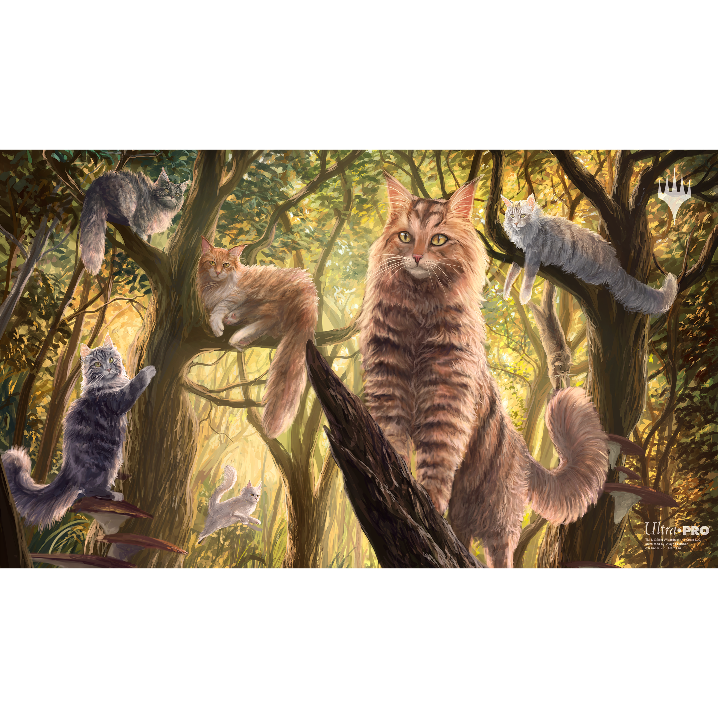 Cat Tree Forest Playmat - Signed – Many Realms