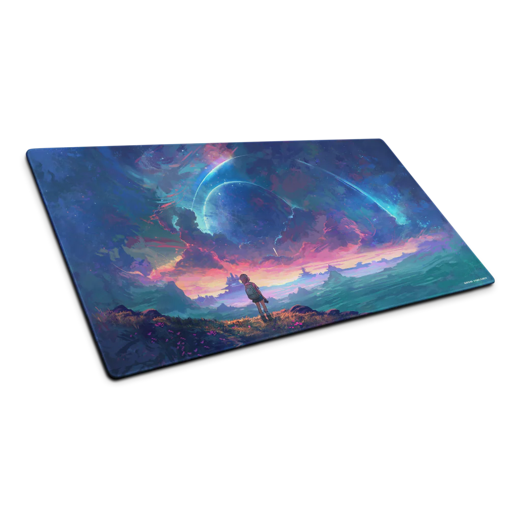 Naomi Vandoren - Shuttle Launch - Signed Playmat - Stitched Edge
