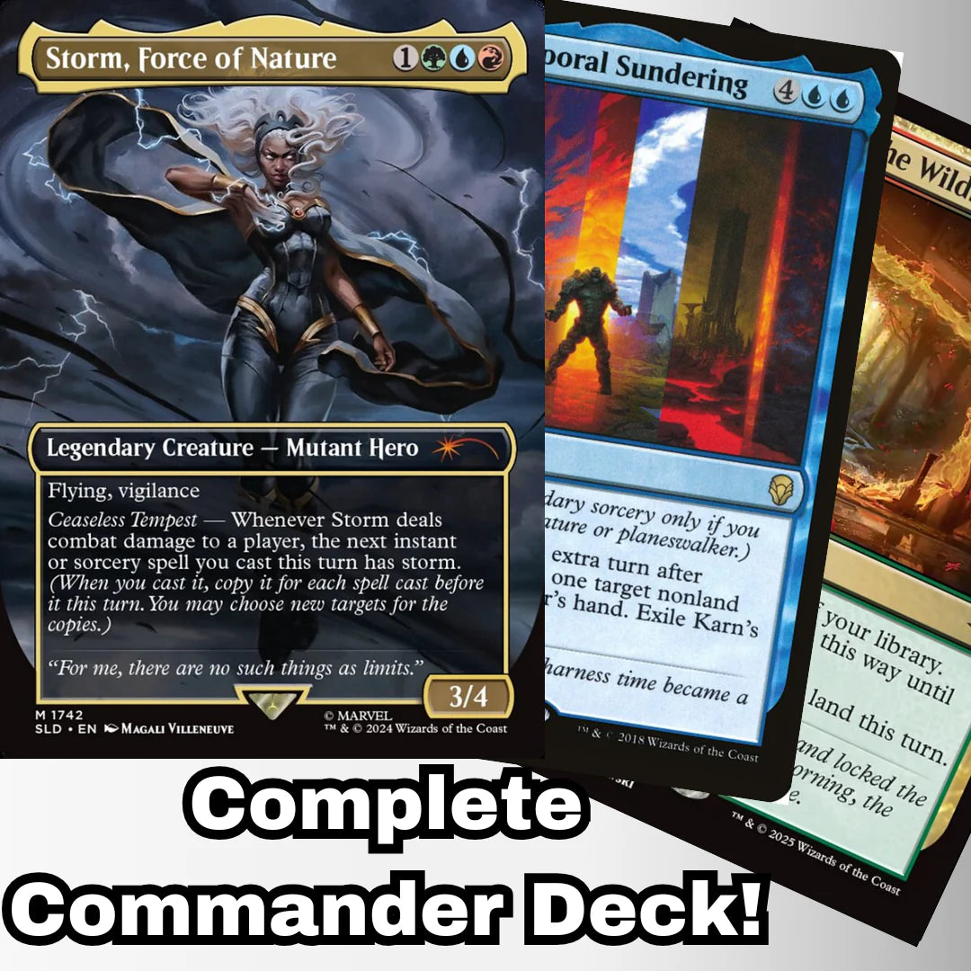 Magic the Gathering - Storm, Force of Nature - Custom Built Commander Deck