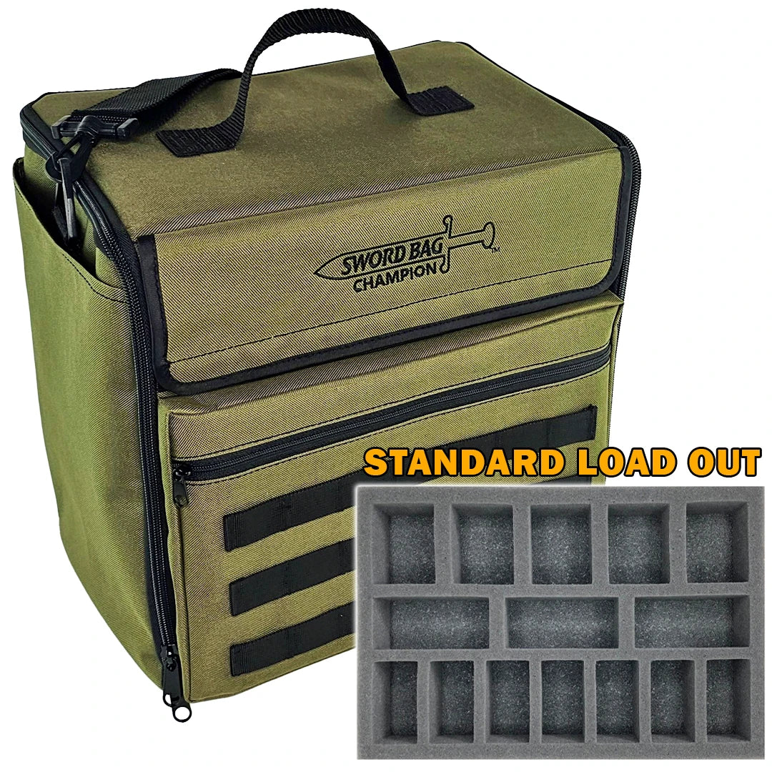 Battle Foam - Champion Sword Bag Standard Load Out (Olive Green)