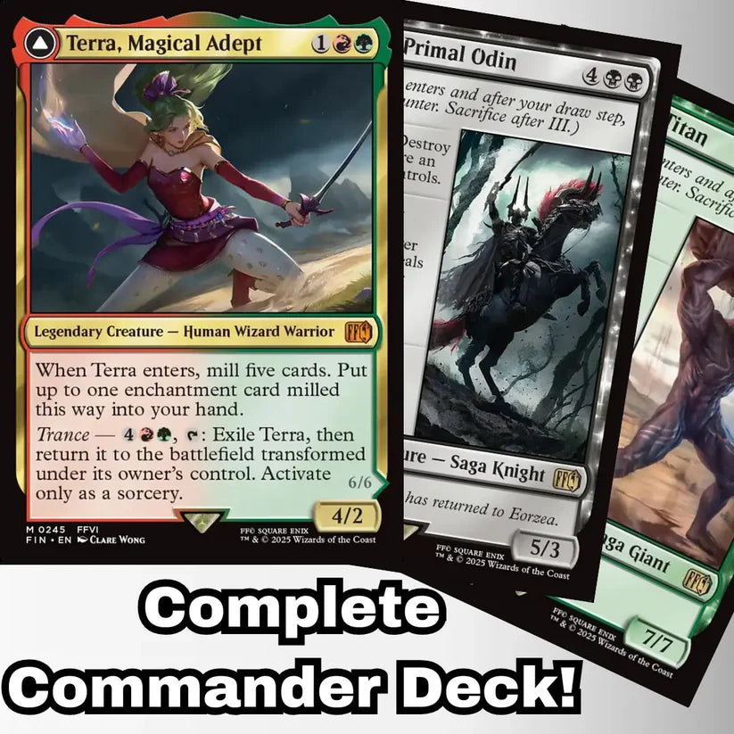 Magic the Gathering - Terra, Magical Adept - Custom Built Commander Deck