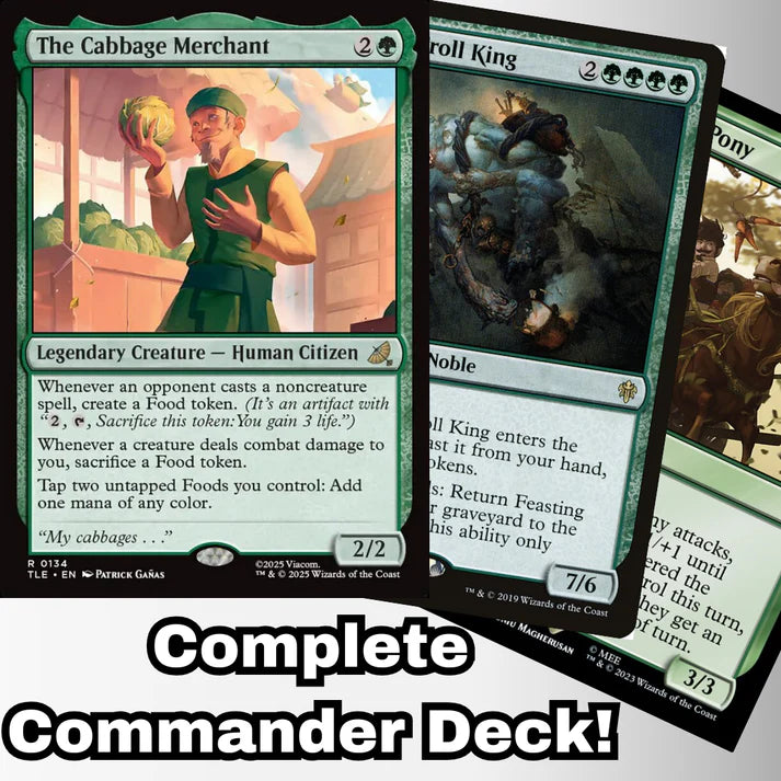 Magic the Gathering - The Cabbage Merchant - Custom Built Commander Deck