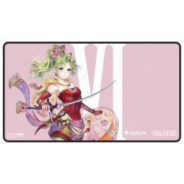 Magic the Gathering - Final Fantasy - Terra Herald of Hope Black Stitched Playmat
