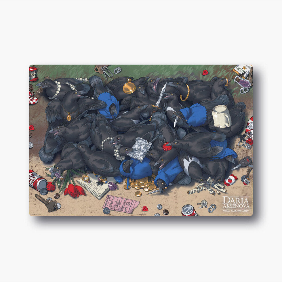 Playmat - World of Trash Zoneless - Crows - Corvid Chaos