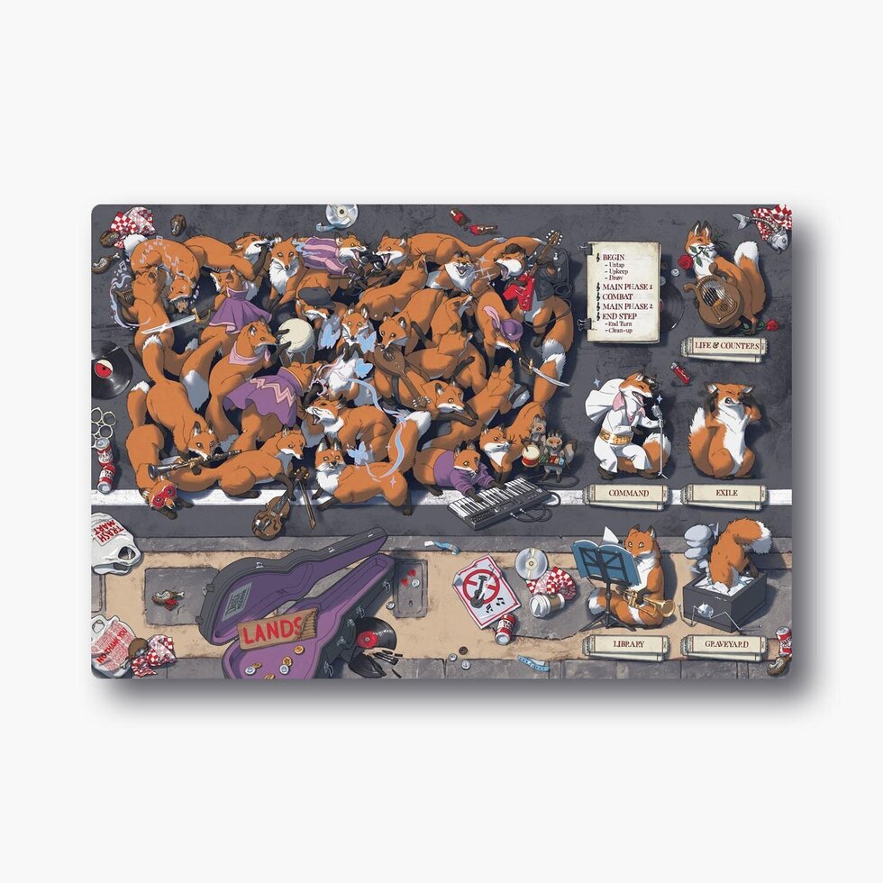 Playmat - World of Trash - Fox - Foxy Fiasco