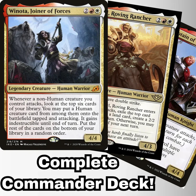 Magic the Gathering - Winota, Joiner of Forces - Custom Built Commander Deck