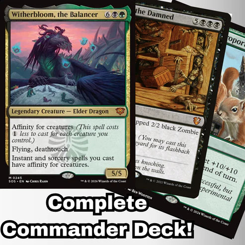 mtg spore commander deck Magic the Gathering - Witherbloom, the Balancer