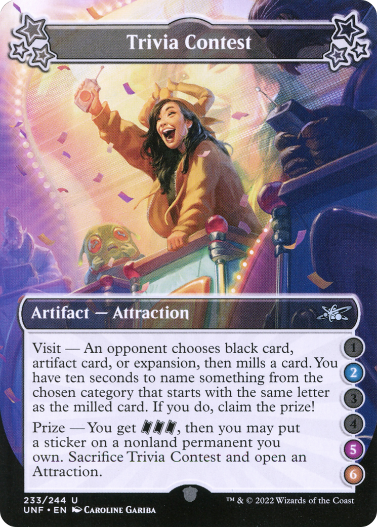 Trivia Contest (2-5-6) (UNF-233C) - Unfinity Foil
