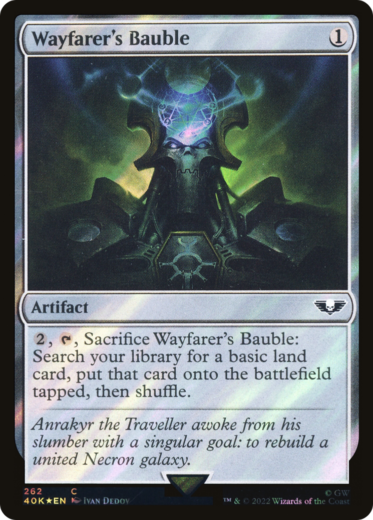 Wayfarer's Bauble (262) (Surge Foil) (40K-262★) - Warhammer 40,000 Commander Foil