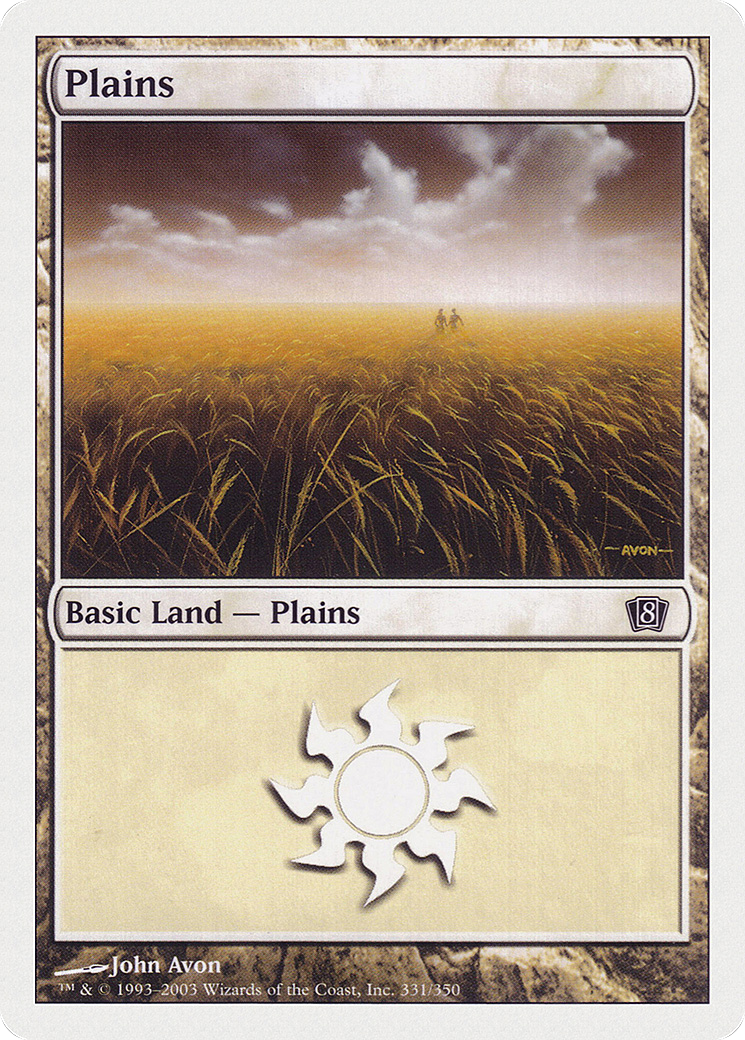 Plains (331) (8ED-331) - 8th Edition Foil
