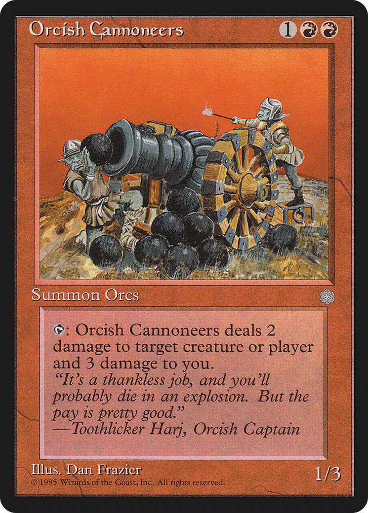 Orcish Cannoneers (ICE-205) - Ice Age