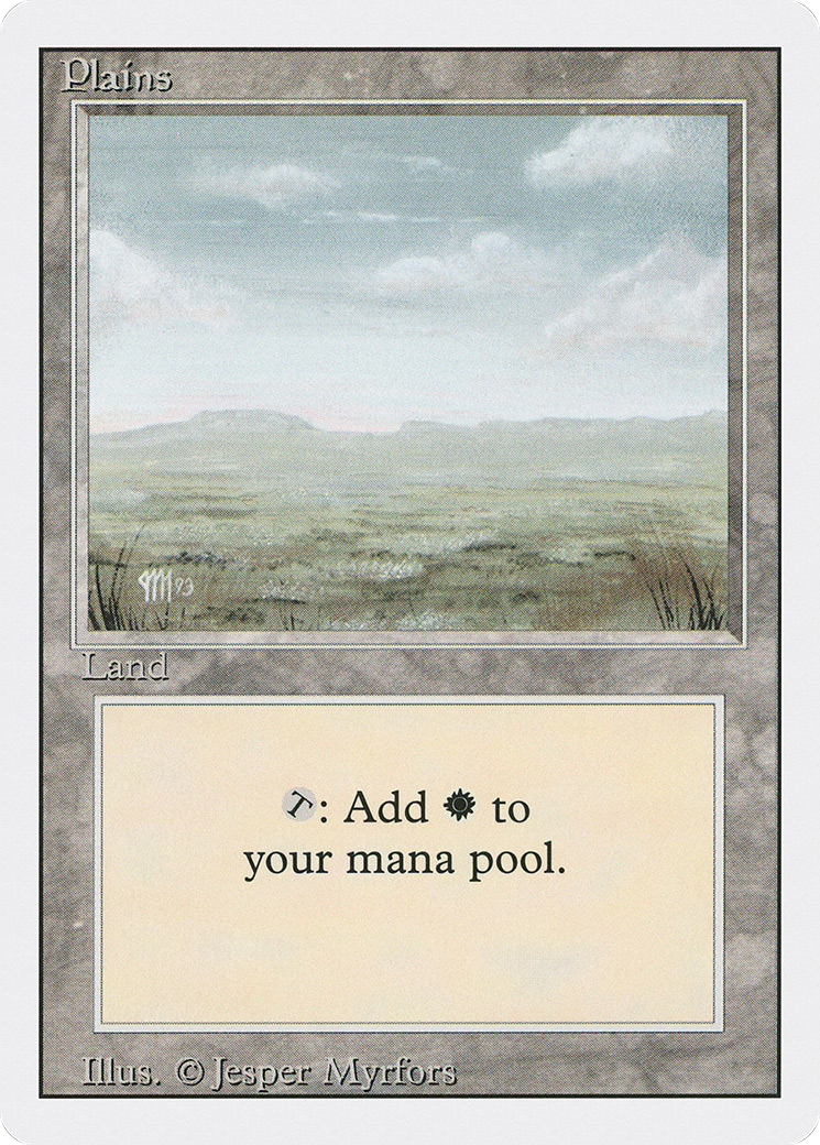Plains (C) (3ED-294) - Revised Edition