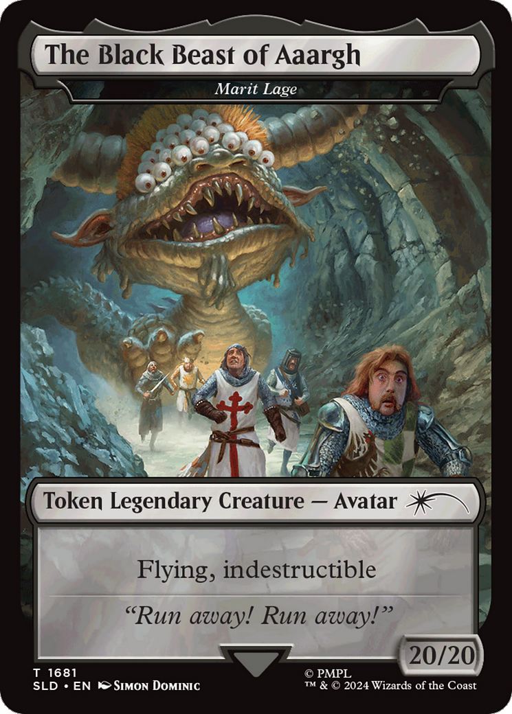 The Black Beast of Aaargh - Marit Lage (SLD-1681) - Secret Lair Drop Foil