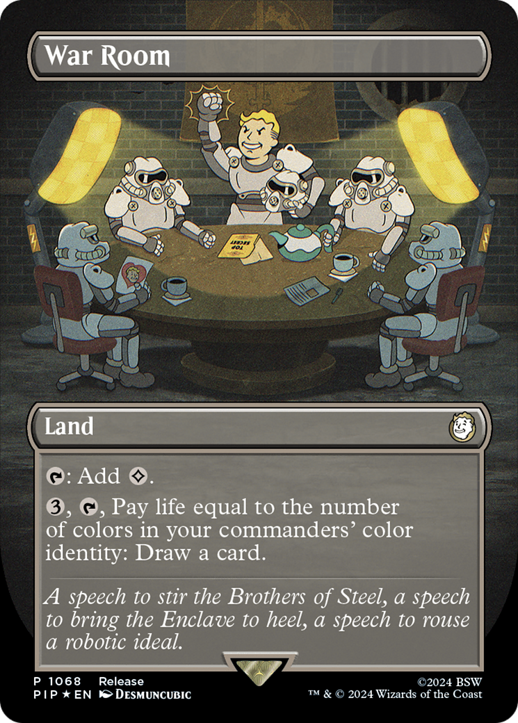 War Room (Borderless) (PIP-1068) - Fallout (Borderless) Foil