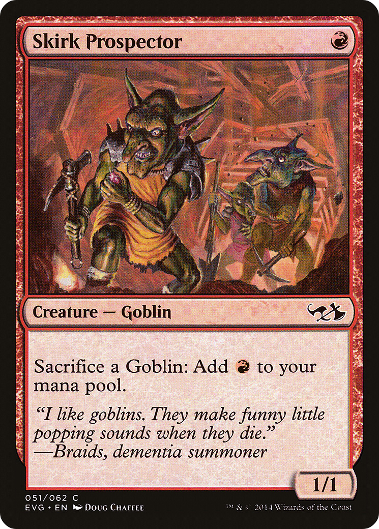 Skirk Prospector (EVG-51) - Duel Decks Anthology: Elves vs. Goblins