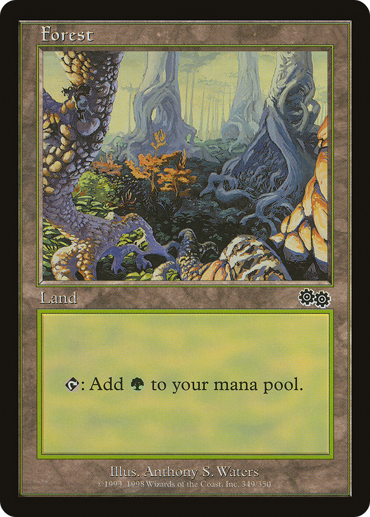 Forest (349) (USG-349) - Urza's Saga