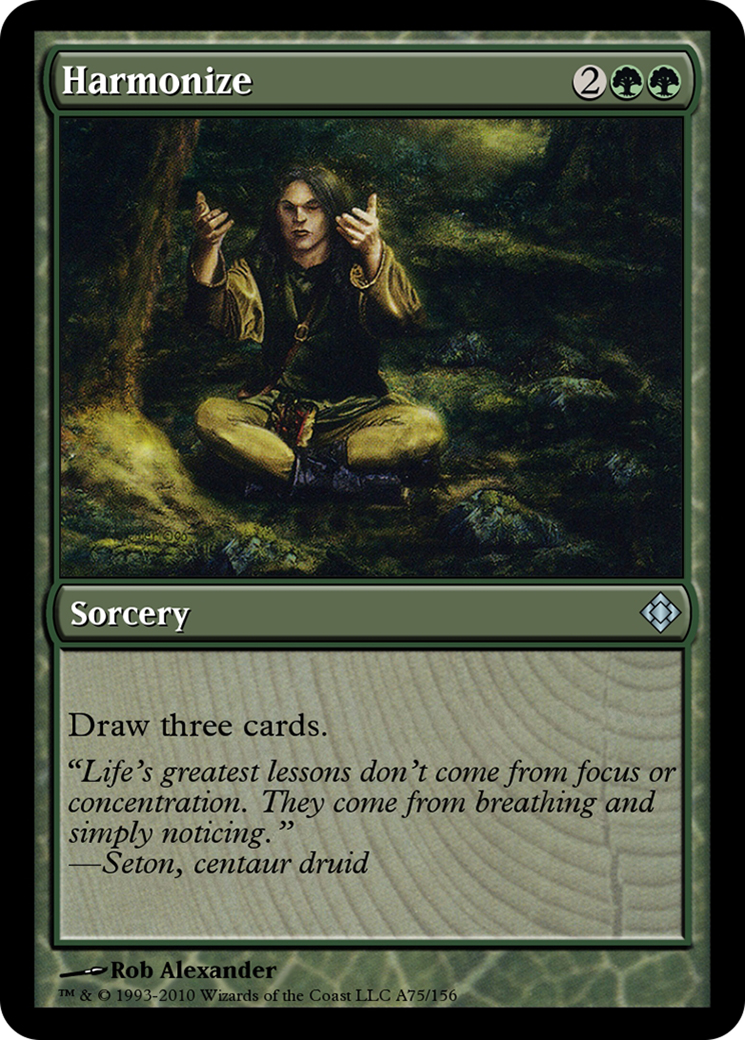 Harmonize (TD0-A75) - Magic Online Theme Decks: (colorshifted)